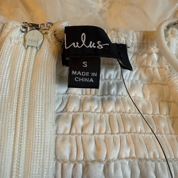 Lulus Small Radiate Elegance Ivory Floral Tulle Midi Dress - Picture 8 of 8